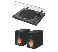 Sony PSLX3BT Fully Automatic Bluetooth Turntable with Mitchell Acoustics uStream One (MK1) Active Speakers HiFi Package