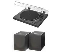 Sony PSLX3BT Fully Automatic Bluetooth Turntable with Mitchell Acoustics uStream Two (MK1) Active Speakers HiFi Package
