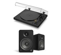 Sony PSLX5BT Fully Automatic Bluetooth Turntable With Kanto YU6 Powerd Bluetooth Speakers Pair Hi-Fi Package
