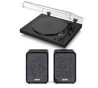 Sony PSLX5BT Fully Automatic Bluetooth Turntable With Ruark MR1 MK3 Active Bluetooth Speakers Pair Hi-Fi Package