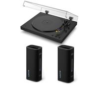 Sony PSLX5BT Fully Automatic Bluetooth Turntable with SRSULT30B ULT Field 3 Wireless Bluetooth Speakers Pair Hi-Fi Package