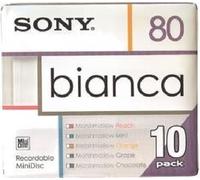 SONY Recordable Mini Disc 10 pack 10MDW80BAA Brand New