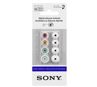 Sony replacement silicone earbuds, 4 sizes, white