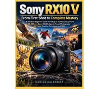 Sony RX10 v from first shot to complete mastery: A Practical Beginner Guide For Setup AI Autofocus Exposure 24-600MM Zoom Wildlife Sports Travel Photography 4K Video Creative Technologues And Skills
