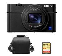 SONY RX100 VI Black + 64GB SD card + camera Bag
