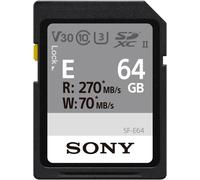 Sony SFE Series 64GB SDXC UHS-I Memory Card - V30 High Speed (Up to 100Mb/S Read