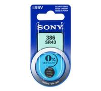 Sony Silver Oxide Button Cell Battery Code 386 155V 120mAh