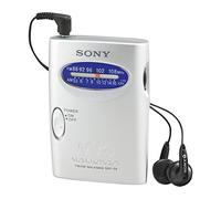 Sony SRF-59 FM/AM Analogue Personal Radio, with belt clip - Silver