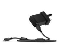 SONY Universal Quick Portable UK Mains Charger Plug with Micro USB Cable for Mobile and Smartphone Devices - Black
