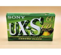 SONY UX-S 60 Blank Audio Cassette Tape (Sealed) NOS New