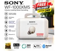 Sony WF-1000XM5 Wireless Noise Canceling Headphones (Silver)-free delivery