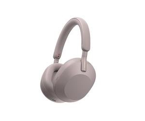 Sony WH-1000XM5 Hard Case Premium Noise Cancelling Wireless Over-Ear Headphones, Bluetooth, Clear Call Quality, Hi-Res Audio, Up to 30hr Battery Life, Includes Hard Case, iOS & Android - Smoky Pink