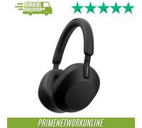 Sony Wh-1000Xm5 Noise-Cancelling Over-Ear Headphones - 30 Hours Battery Life - Optimised For Alexa And Google Assistant With Built-In Mic - Black Black