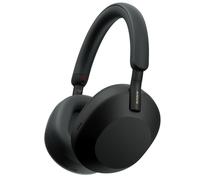 Sony WH-1000XM5SA Premium Noise Cancelling Wireless Over-Ear Headphones, Bluetooth, Clear Call Quality, Hi-Res Audio, Up to 30hr Battery Life, Includes Soft Case, iOS & Android - Black
