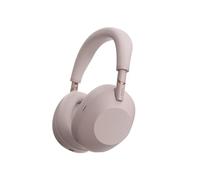 SONY WH-1000XM6 Flagship Noise Cancelling Over-Ear Wireless Bluetooth Headphones, Signature Hi-Res Sound, Comfort, Foldable Design, Durable Case, 30 HR NC on Battery, iOS & Android - Sand Pink
