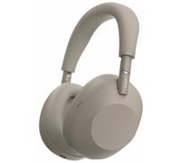 SONY WH-1000XM6 Flagship Noise Cancelling Over-Ear Wireless Bluetooth Headphones, Signature Hi-Res Sound, Comfort, Foldable Design, Durable Case, 30 HR Battery NC On, iOS & Android - Sandstone