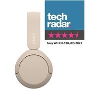 Sony WH-CH520 Wireless on-ear headphones - Beige