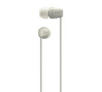 Sony WI-C100 Bluetooth Earphones Taupe Wired In-Ear IPX4 Earbuds