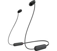SONY WI-C100B WIRELESS IN-EAR HEADPHONES - 25 HOURS OF BATTERY LIFE -BLACK - NEW