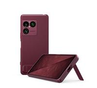 Sony Xperia 1 VIII Phone Case, Stylish Case with Stand, Premium Protection, Precise Cutouts, Slim Profile Design, and Enhanced Grip - Garnet Red