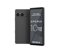 Sony Xperia 10 VII - 6.1" 19.5:9 OLED display with 120 Hz, 5,000 mAh battery, 16 mm ultra-wide-angle lens, 3.5 mm audio jack, Android 15, IP65/68, Dual SIM hybrid, Charcoal Black
