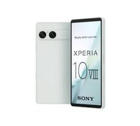 Sony Xperia 10 VIII | Lightweight smartphone with long-lasting battery life | 6.1" 120 Hz OLED display, 16/24/48 mm camera, 3.5 mm audio jack, AI, hybrid Dual SIM, Frost White