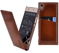 Sony Xperia XA1 Case Bag Flip-Style Cover Case Protective Cover in Burned Brown