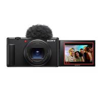 Sony ZV-1 II Compact Vlogging Camera with 18-50mm Lens, 2.7x Optical Zoom, 4K Ultra HD, 20.1MP, Wi-Fi, Bluetooth, 3” Vari-Angle Touch Screen, Black