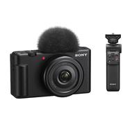 SONY ZV-1F High Performance Compact Vlogging Camera - Black, Black