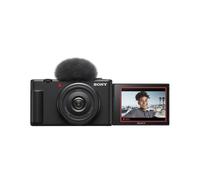 Sony ZV-1F Compact Vlogging Camera with 20mm Lens, 4K Ultra HD, 20.1MP, Wi-Fi, Bluetooth, 3” Vari-Angle Touch Screen, Black