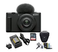 Sony ZV-1F Vlog Camera for Content Creators and Vloggers (Black) Bundle
