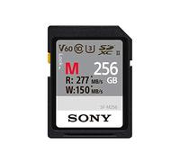 SonyMemory 256GB SF-M Series UHS-II U3 V60 SDHC Digital Memory Card - Read 277MB/S Write 150MB/S SF-M256