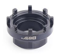 SONZUIA Bike Bottom Bracket Chainring Lockring Removal Tool Compatible with Shimano Octalink, ISIS Drive, Bosch Gen 3 and 4, Brose 8 Notch 43.5mm Outside Diameter