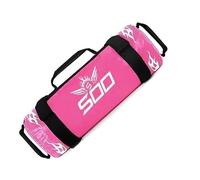 SOO 5kg/10kg/15kg/20kg/25kg Filled Weight Sand Power Bag Strength Training Fitness Running Workout Bags Pink