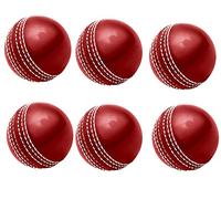 Soo Leather Cricket Hard Ball | 100% Handcrafted, 156g - 5.5oz, 4-Piece Construction & Premium Tanned Leather | Ideal for League Matches, Tournaments, Net Practice (6)