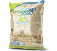 SOO Play Sand for Sandbox, Table, Therapy, and Outdoor Use, Natural, Non-Toxic, Wet Castle Building for Creativity and Stimulates Sensory Skills (1KG)