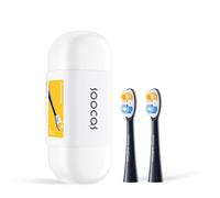 Soocas Multiclean Classic Clean Electric Toothbrush Replacement Heads, Deep Clean, Effective Plaque Removal, 2 Brush Heads, Blue