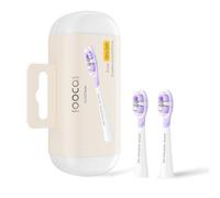 Soocas Multiclean Electric Toothbrush Replacement Heads, Compatible with Both NEOS II and NEOS II Ultra, 2 Brush Heads (White Soft)