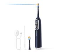Soocas NEOS II - Electric Toothbrush with Water Flosser, Sonic Electric Toothbrush for Adults, Cordless Water Flosser for Travel, Portable Oral Irrigator, Up to 100% Plaque Removal, Dark Violet