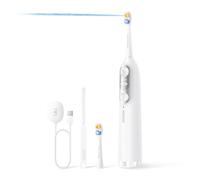 Soocas NEOS II - Electric Toothbrush with Water Flosser, Sonic Electric Toothbrush for Adults, Cordless Water Flosser for Travel, Portable Oral Irrigator, Up to 100% Plaque Removal, Pearl White