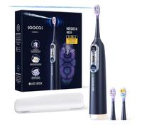 Soocas NEOS II Ultra - Electric Toothbrush with Water Flosser Combo, 3-in-1: Flosses, Vibrates and Oscillates, Flossing Toothbrush for Adults, Cordless Water Flosser for Travel, Midnight Blue