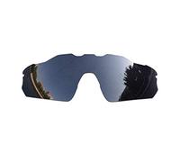 SOODASE For Oakley Radar EV Pitch Sunglasses Black Polarized Replacement Lenses