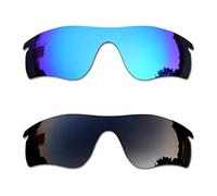 SOODASE For Oakley Radarlock Path Sunglasses 2 Pairs Polarized Replacement Lenses