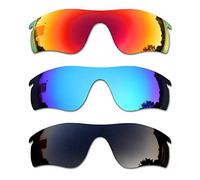 SOODASE For Oakley Radarlock Path Sunglasses 3 Pairs Polarized Replacement Lenses