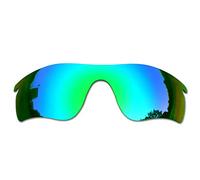 SOODASE For Oakley Radarlock Path Sunglasses Green Polarized Replacement Lenses