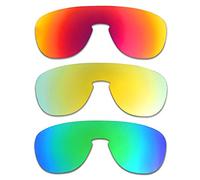 SOODASE For Oakley Trillbe Sunglasses 3 Pairs Polarized Replacement Lenses