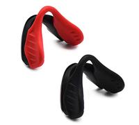 SOODASE Red/Black Replacement Rubber Earsocks Nose Pads For Oakley EVZero Sunglasses