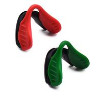 SOODASE Red/Green Replacement Rubber Earsocks Nose Pads For Oakley EVZero Sunglasses