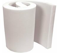 Soodie&Zuzu's White Foam Sheet Cut to Size Extra Soft Medium Density Floor Cushion Sofa Chair Seat Pad Filling Topper Camper Van 18X18 20X20 22X22 24X24 Thickness 1" 2" 4" 5" (12 X 30 X 1 Inches)