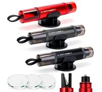 Soodyoow 3 Pack Car Safety Hammer, 2 in 1 Escape Tool with Seat Belt Cutter & Window Breaker, Portable Glass Breaker for Windscreen, Essential Auto Safety Kit for Car, Bus, Truck (Black/Red/Gray)